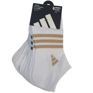NEW Adidas Women's Superlite Climacool No-Show Socks 6-Pack Shoe Sz 5-10